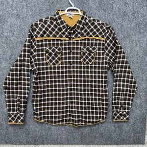 MO7 Most Official Seven Button up shirt men's size 3xl (127282) brown